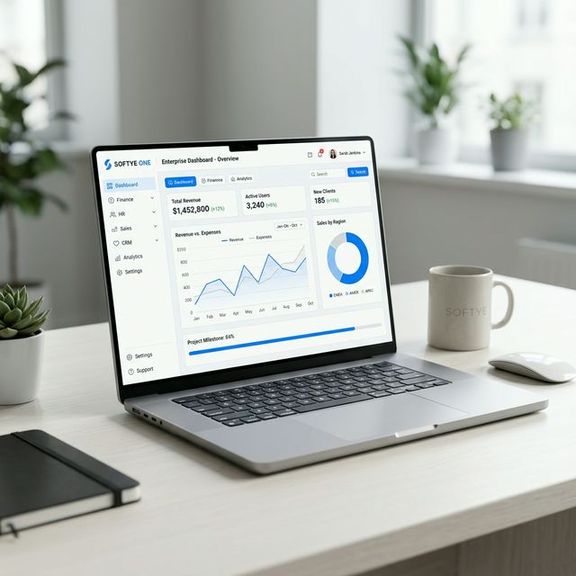Softye One Light UI Preview